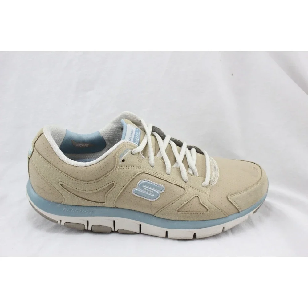 Skechers KUDOS Womens 11 Stone Brown‎ Walking Shoes 11765/STBR